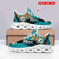 Miami Dolphins Personalized Yezy Running Sneakers SPD451