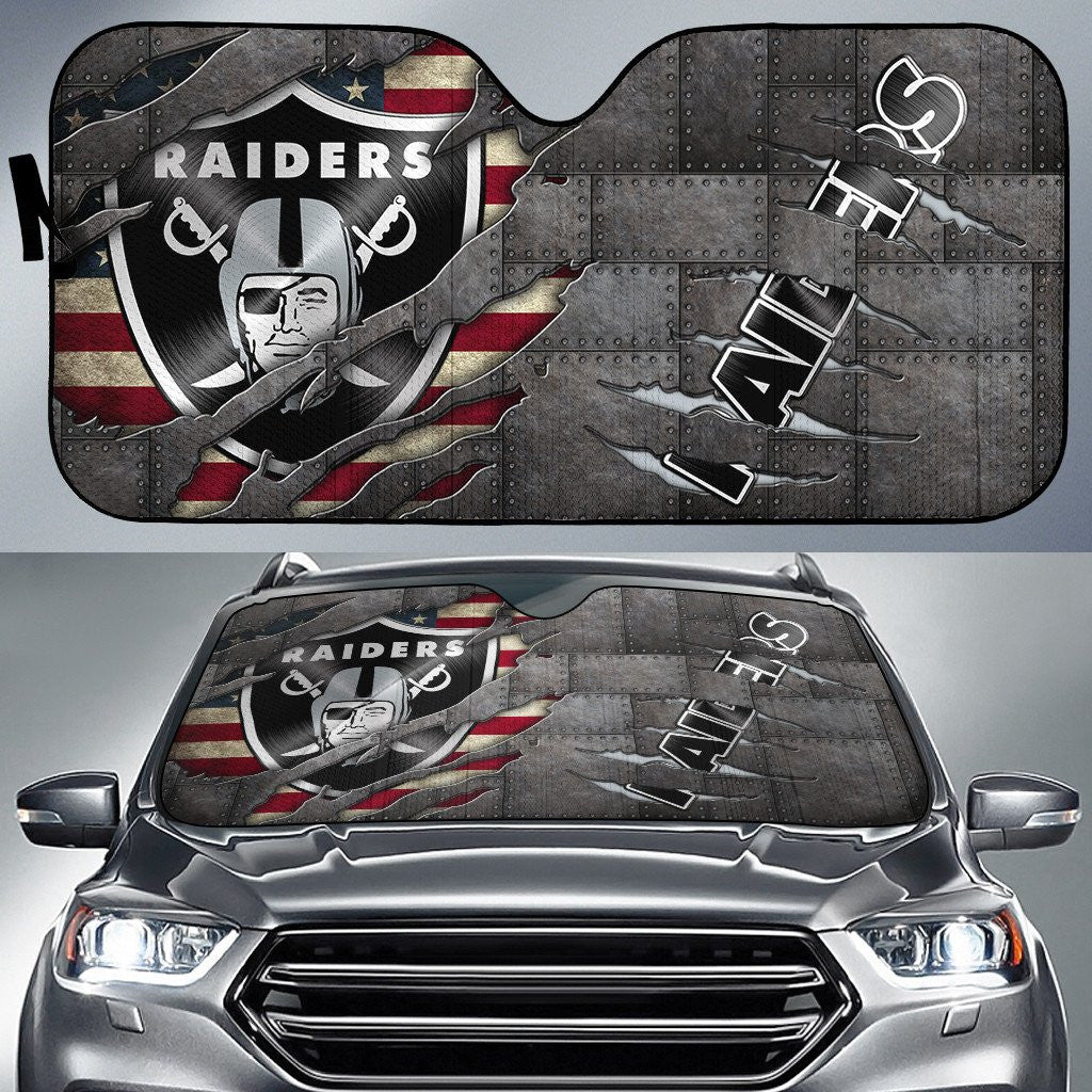 Las Vegas Raiders Auto Sun Shade BG153