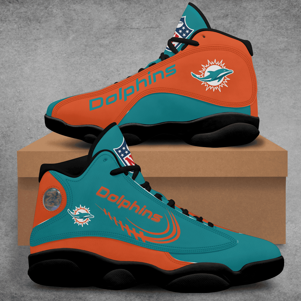 NFL Miami Dolphins Air Jordan 13 Shoes Nicegift AJDG5R4