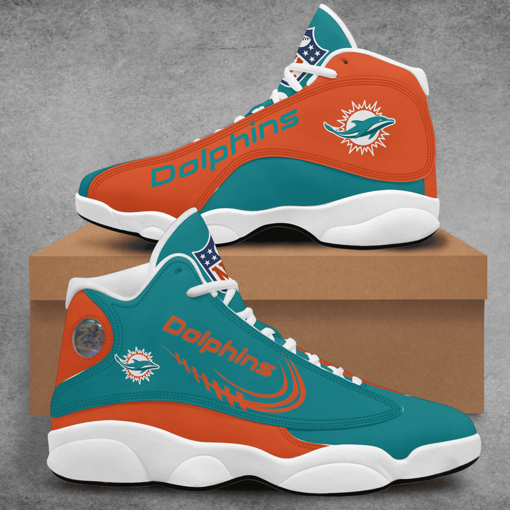 NFL Miami Dolphins Air Jordan 13 Shoes Nicegift AJDG5R4