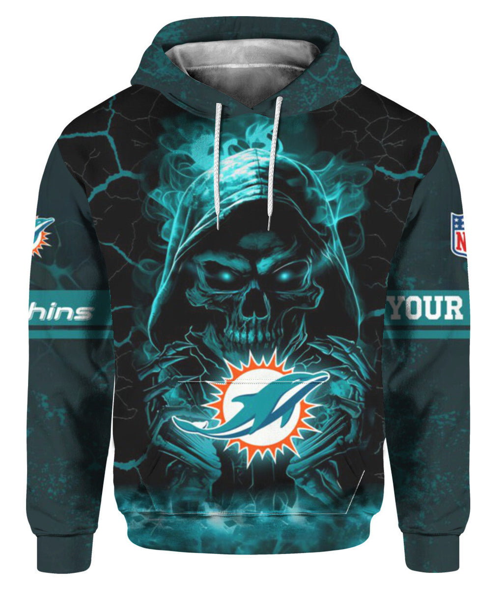 NFL Miami Dolphins (Your Name) Hoodie 3D Nicegift 3HOZ1G0
