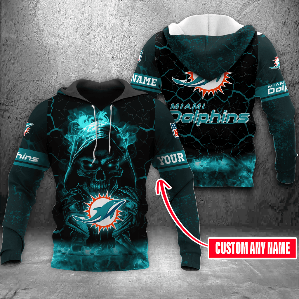 NFL Miami Dolphins (Your Name) Hoodie 3D Nicegift 3HOZ1G0