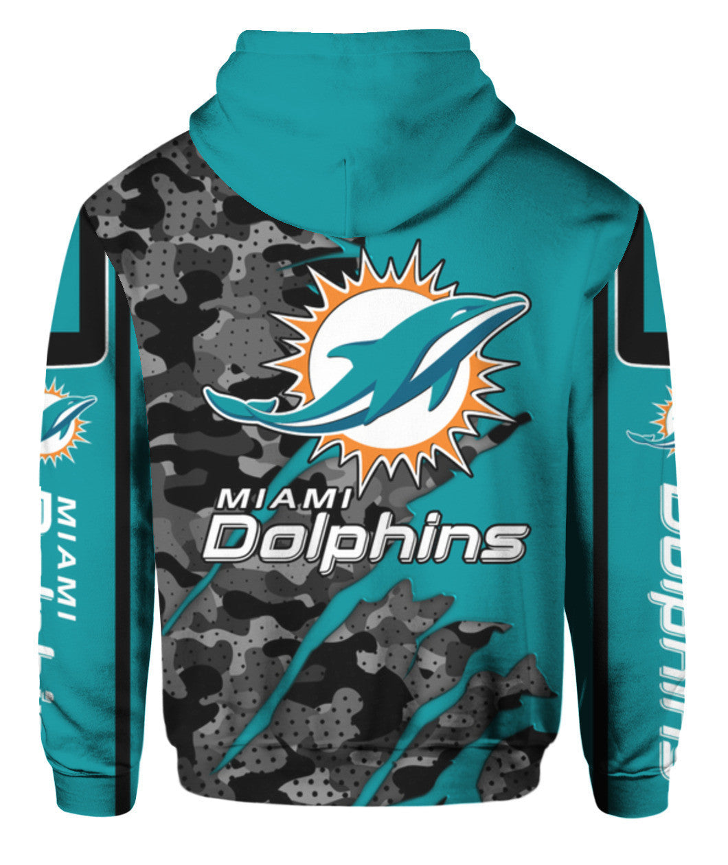 NFL Miami Dolphins (Your Name) Hoodie 3D Nicegift 3HOC0G8