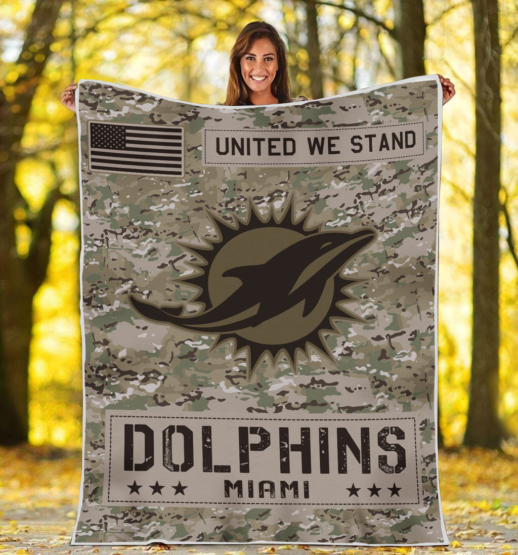 NFL Miami Dolphins Fleece Blanket & Quilt Nicegift BLQR9X1
