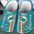 NFL Miami Dolphins Clogs Shoes Nicegift CRST7P2