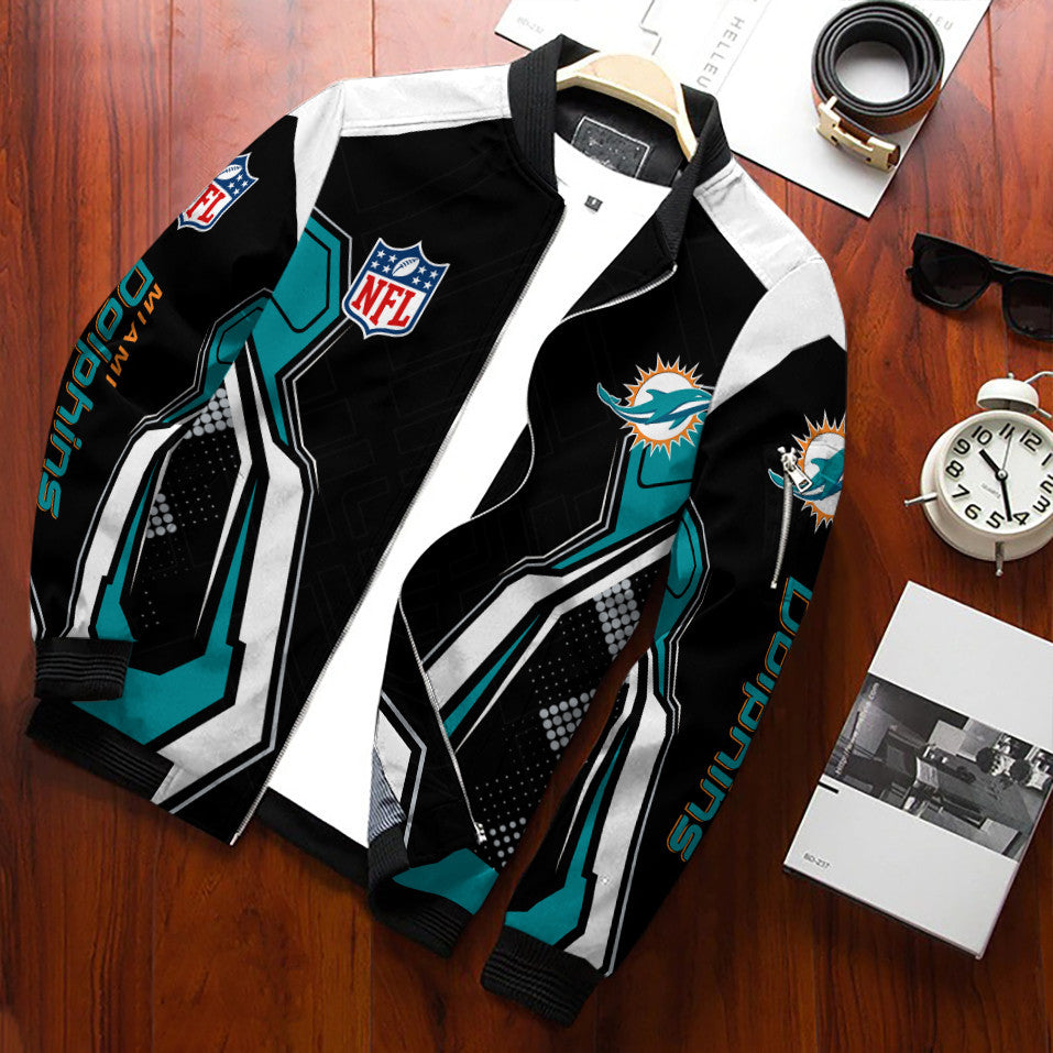 Miami Dolphins Personalized Bomber Jacket BGBBJ960