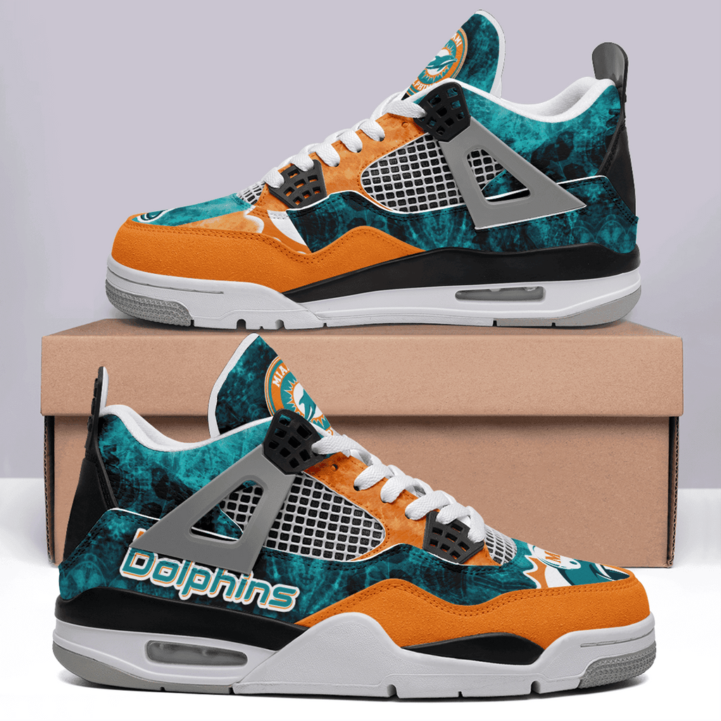 Miami Dolphins AJ4 Sneakers BG19