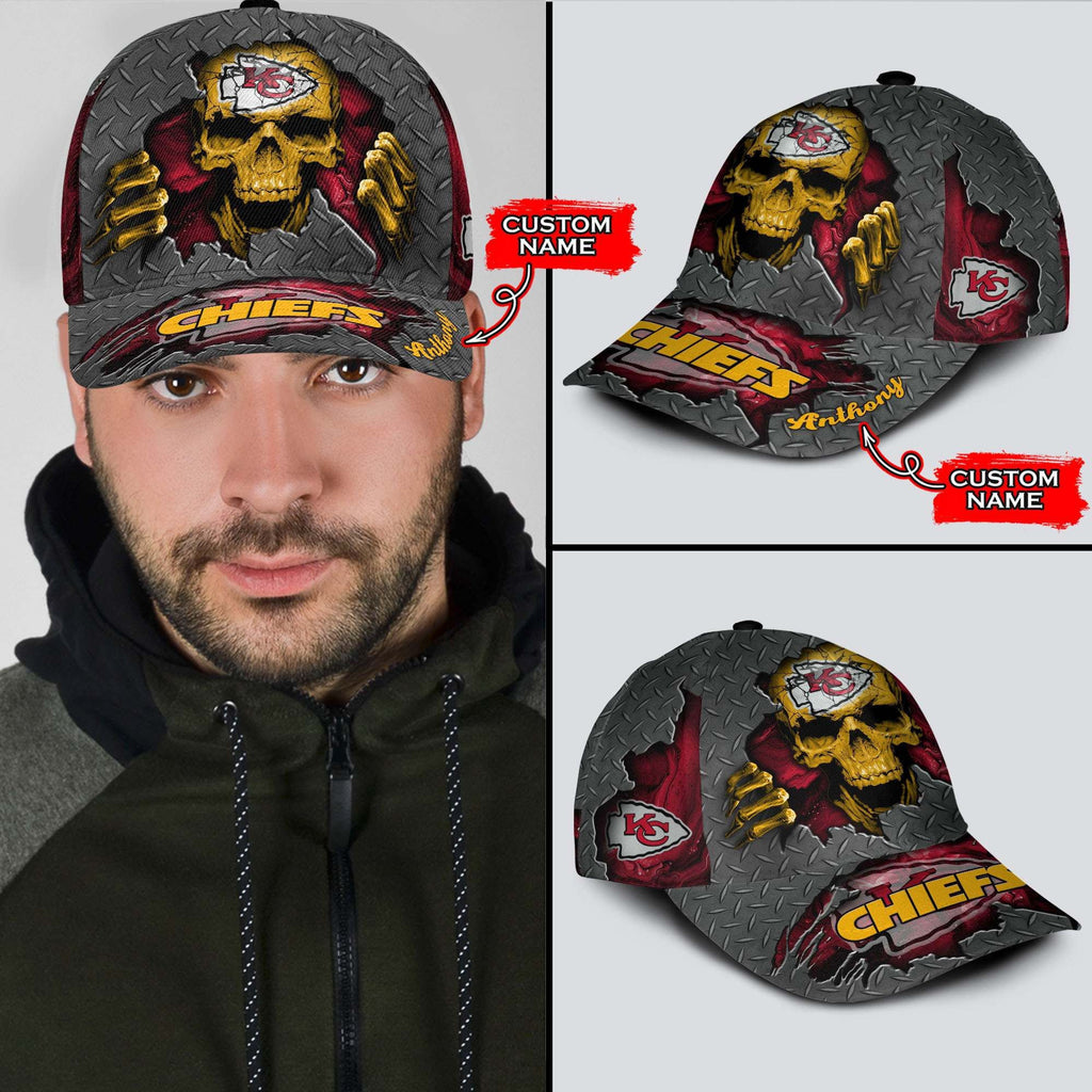 NFL Kansas City Chiefs (Your Name) 3D Cap Nicegift 3DCB8G3