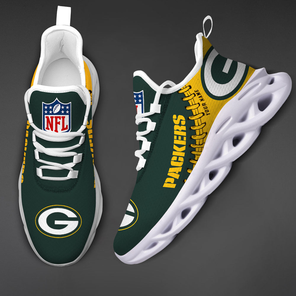 NFL Green Bay Packers (Your Name) Max Soul Shoes Nicegift MSSR0N8
