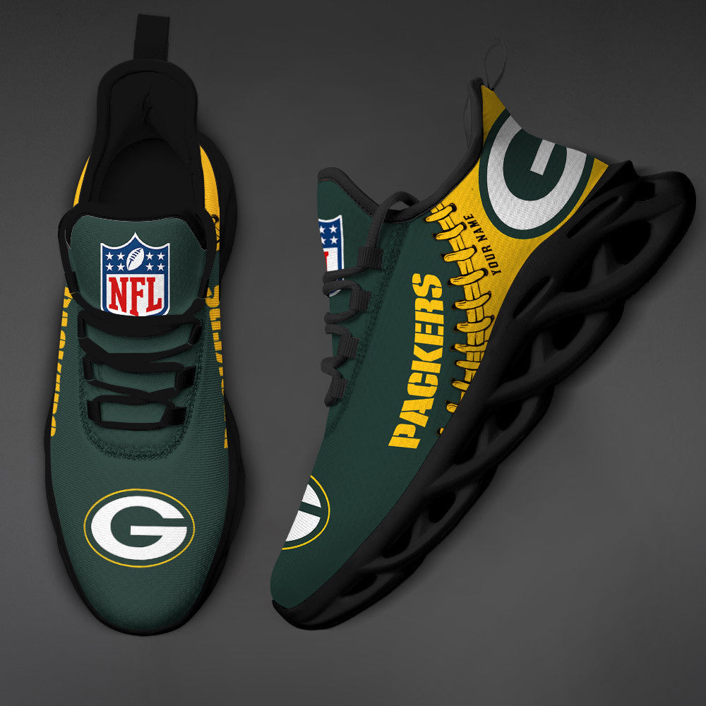 NFL Green Bay Packers (Your Name) Max Soul Shoes Nicegift MSSR0N8