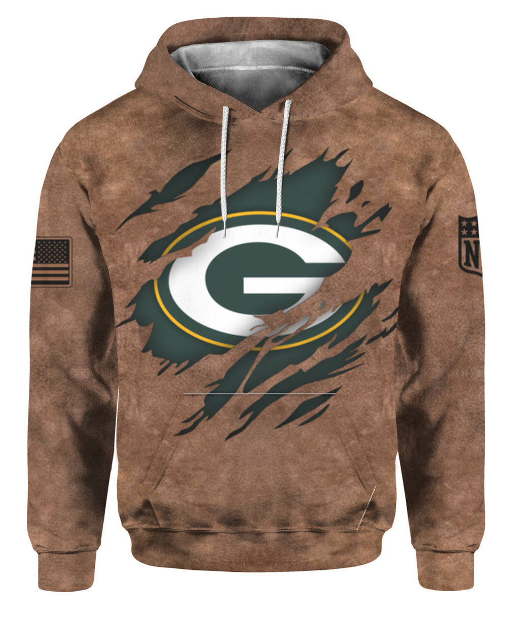 NFL Green Bay Packers Hoodie 3D Nicegift 3HOZ3U4