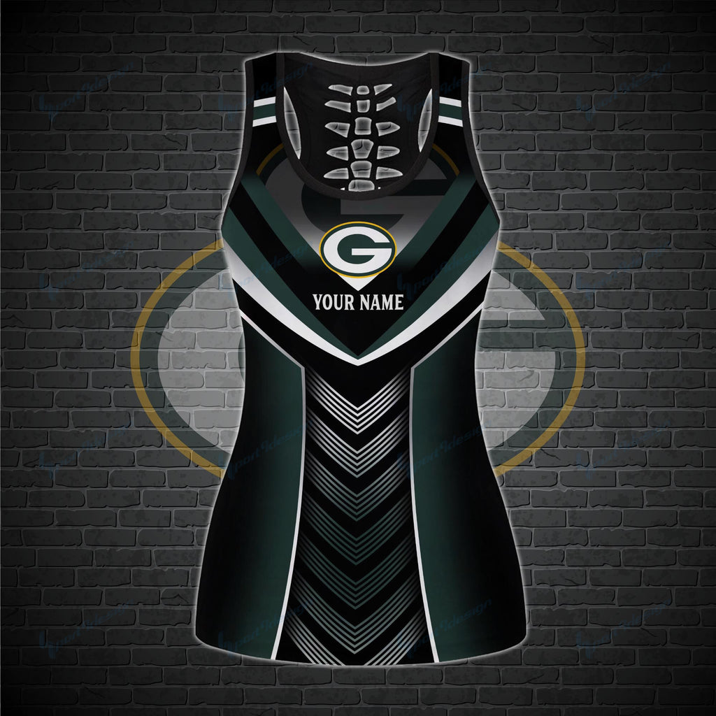 Green Bay Packers Personalized Leggings And Tank Top BG11