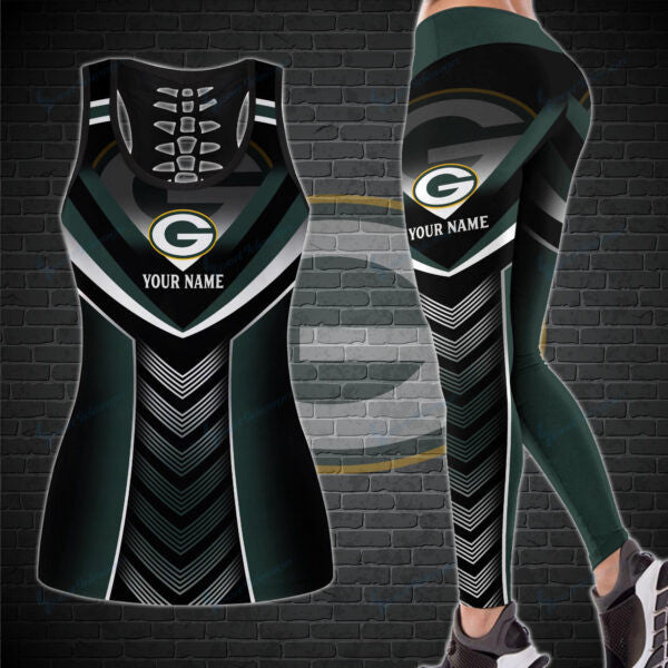 Green Bay Packers Personalized Leggings And Tank Top BG11