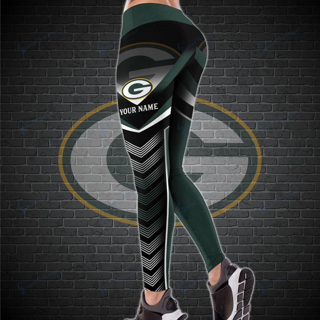Green Bay Packers Personalized Leggings And Tank Top BG11
