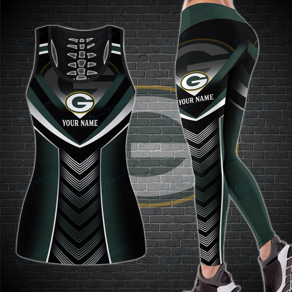 Green Bay Packers Personalized Leggings And Tank Top BG11