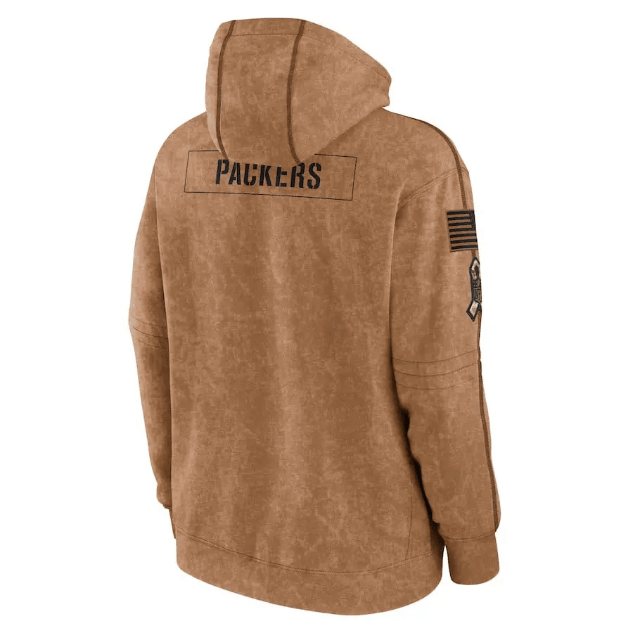 Green Bay Packers Men's Sideline Pullover Hoodie AZMSPHD012