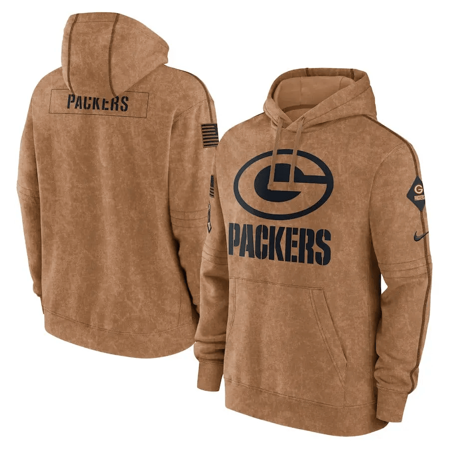 Green Bay Packers Men's Sideline Pullover Hoodie AZMSPHD012
