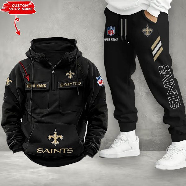 New Orleans Saints Vintage Hoodie And Pants AZVMHD344+AZPANTS344