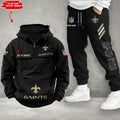 New Orleans Saints Vintage Hoodie And Pants AZVMHD344+AZPANTS344