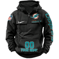 Miami Dolphins Vintage Men Hoodie AZVMHD081