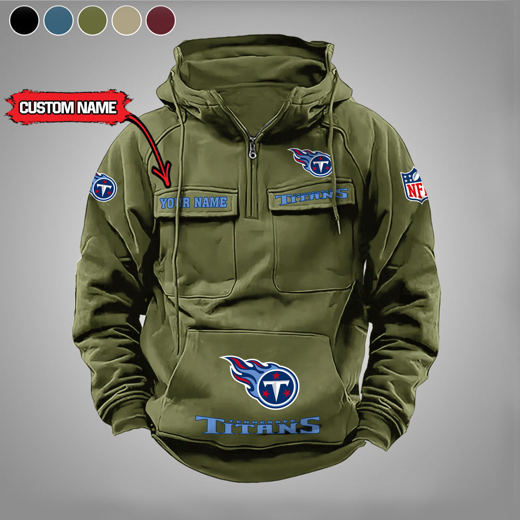 Tennessee Titans Vintage Men Hoodie AZVMHD007