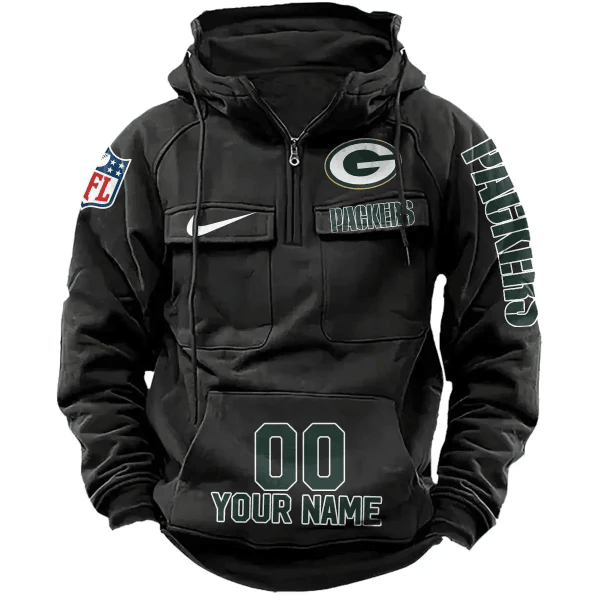 Green Bay Packers Vintage Men Hoodie AZVMHD073