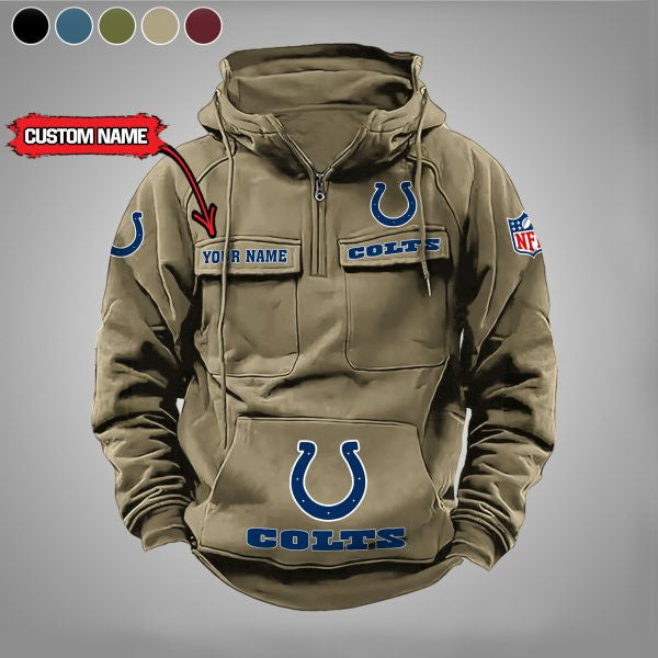 Indianapolis Colts Vintage Men Hoodie AZVMHD023