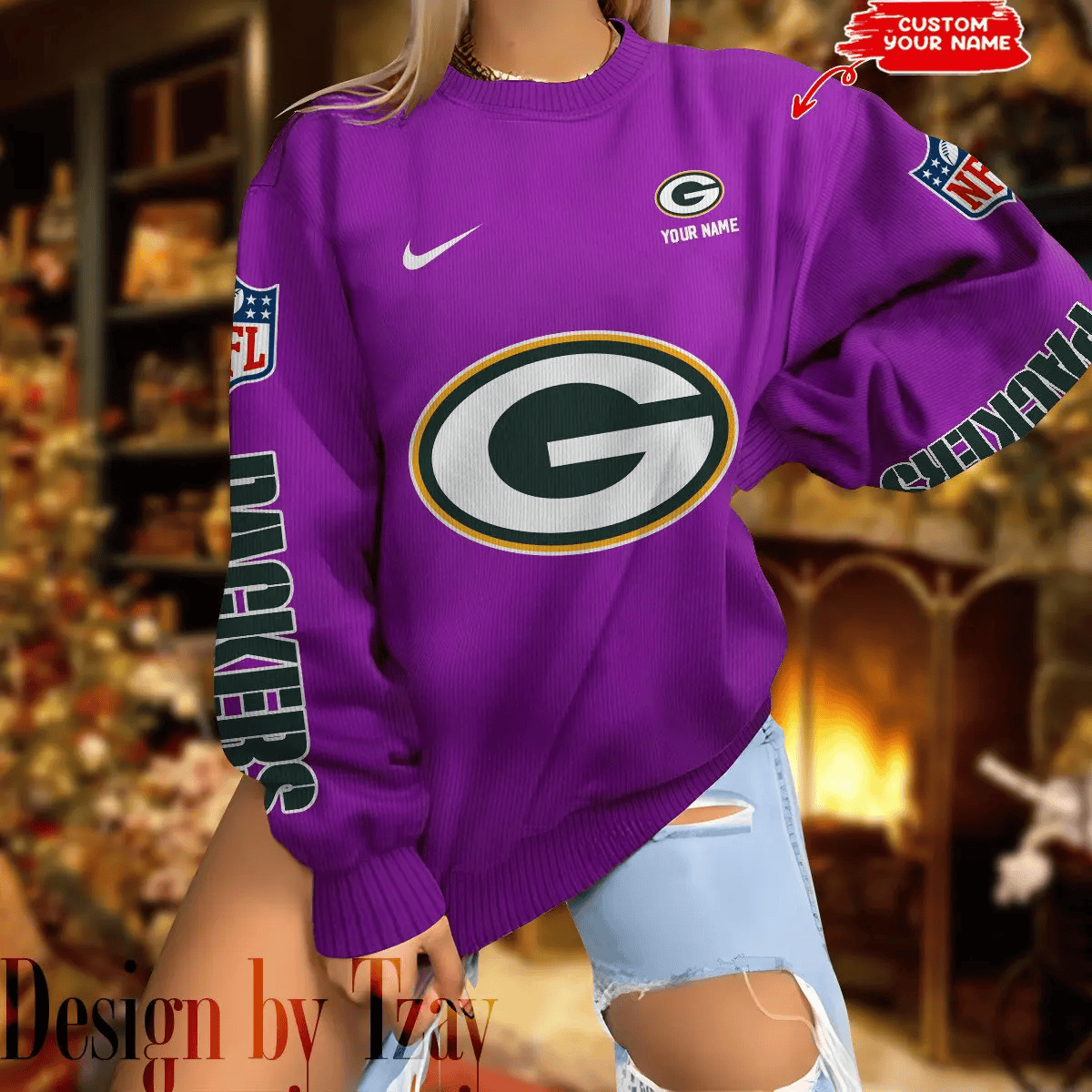 Green Bay Packers New Woolen Sweater BGSWT196
