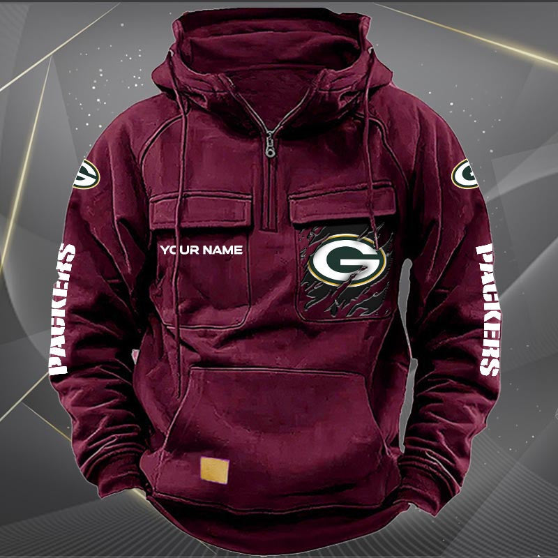 Green Bay Packers Vintage Men Hoodies DV5 AZVMHD043