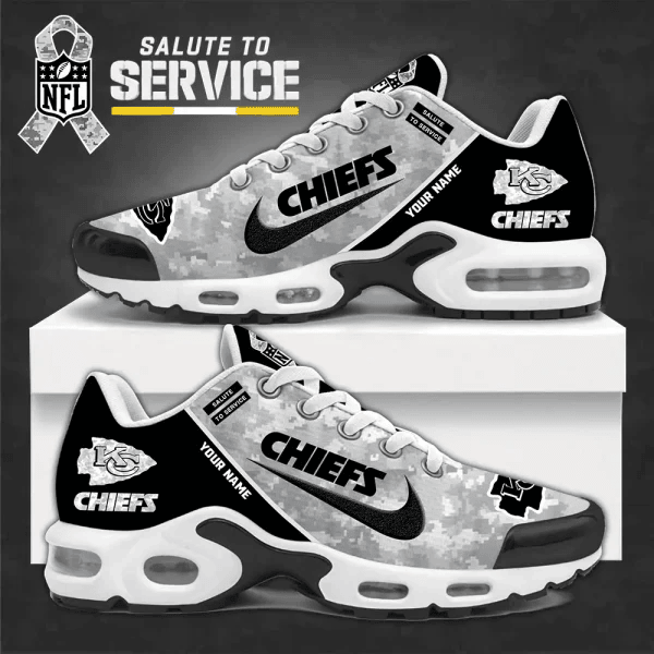 SPTBGTN548-Kansas City Chiefs Personalized Plus Sneakers