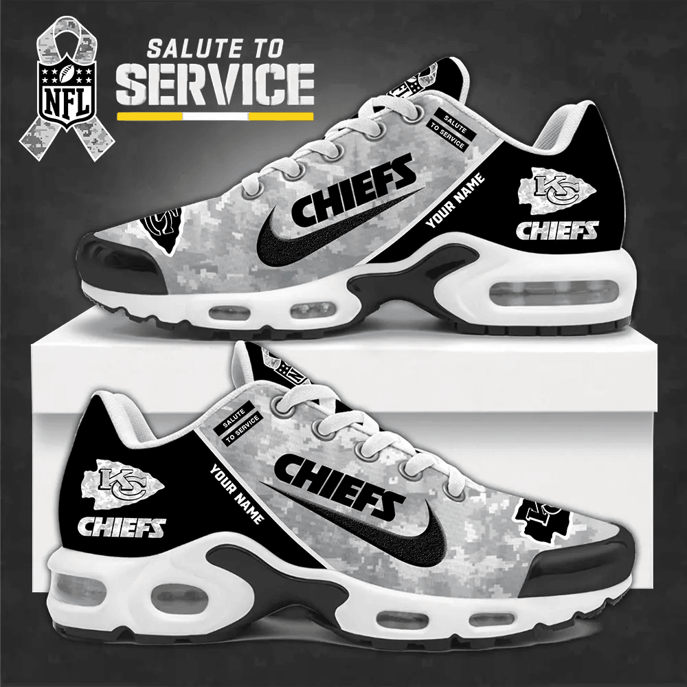 SPTBGTN548-Kansas City Chiefs Personalized Plus Sneakers