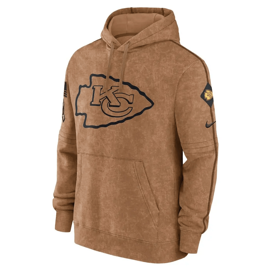 Kansas City Chiefs Men's Sideline Pullover Hoodie AZMSPHD016