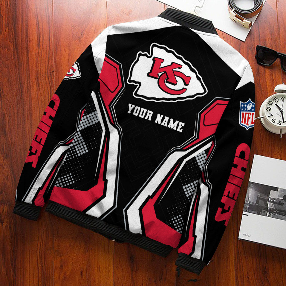 Kansas City Chiefs Personalized Bomber Jacket BGBBJ962