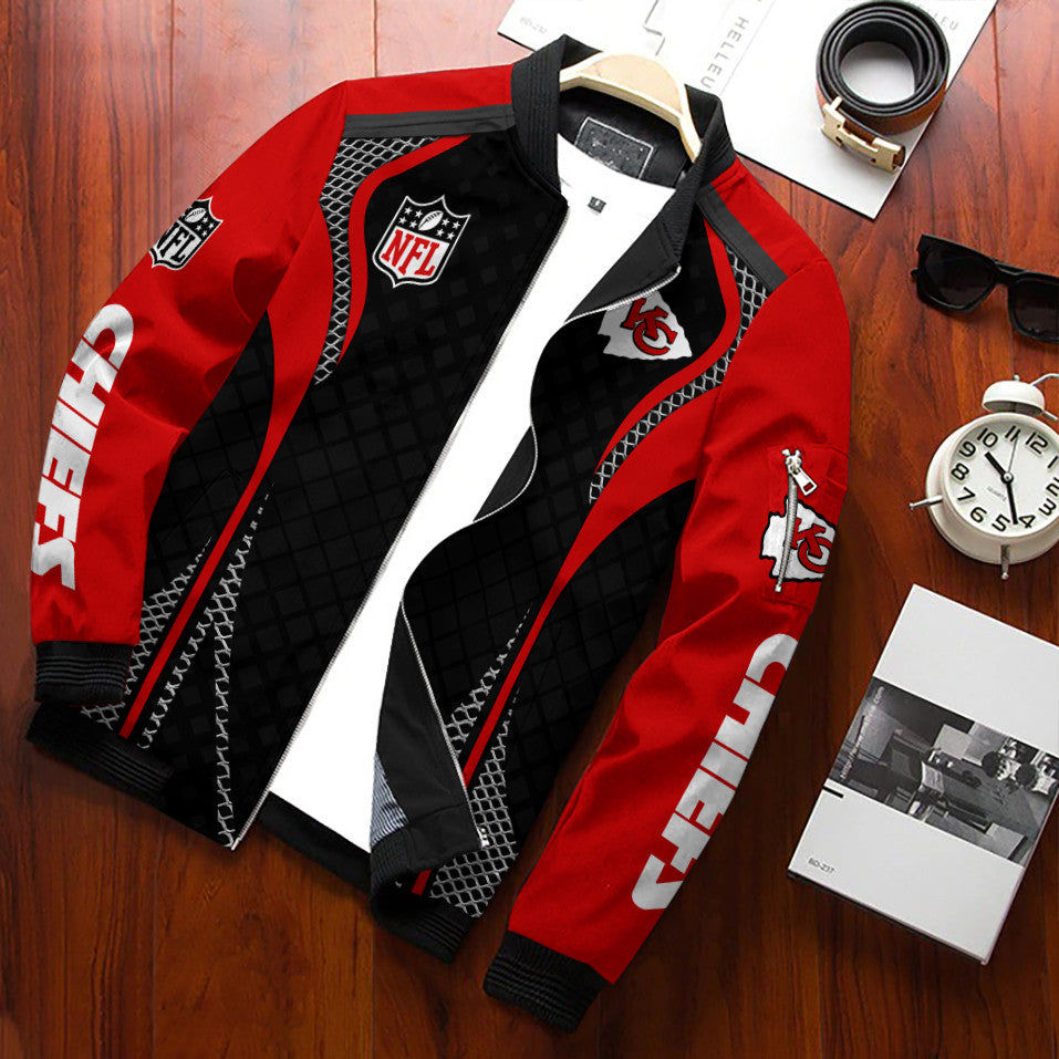 Kansas City Chiefs Personalized Bomber Jacket AZCBJ041