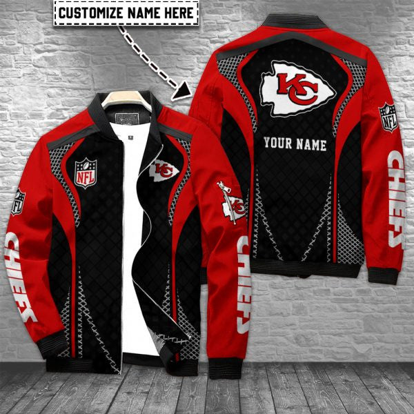 Kansas City Chiefs Personalized Bomber Jacket AZCBJ041