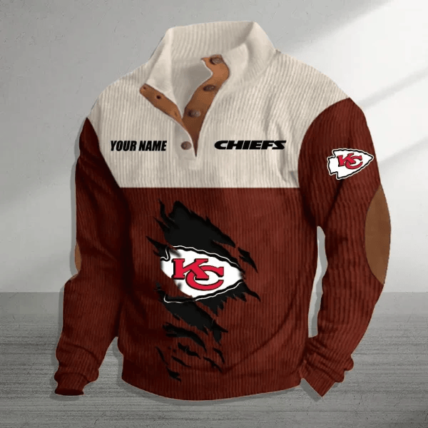 Kansas City Chiefs Premium Personalized Game-Day Pullover S9DBSCH144