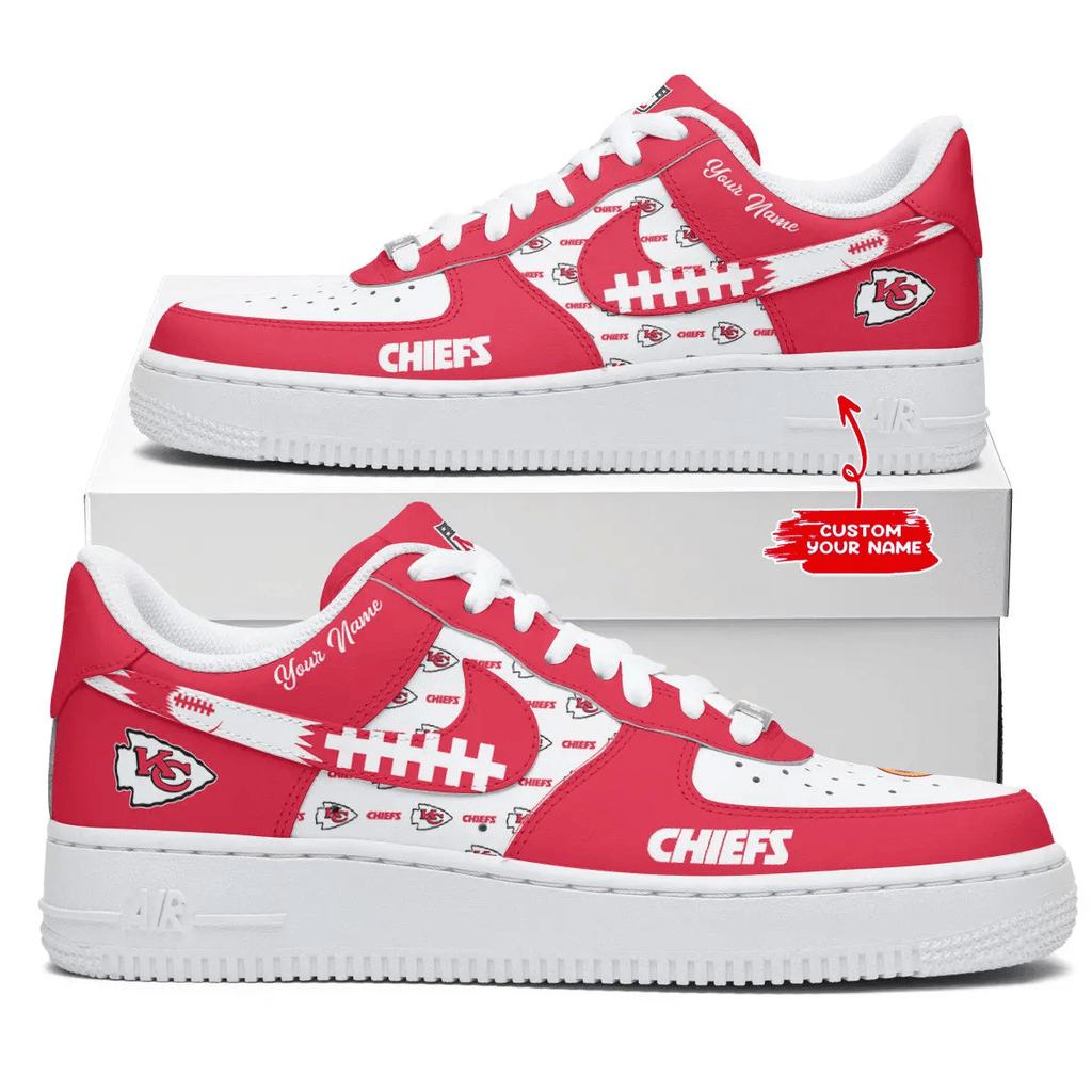 Kansas City Chiefs Personalized AF1 Shoes 1408 BGAF1S576