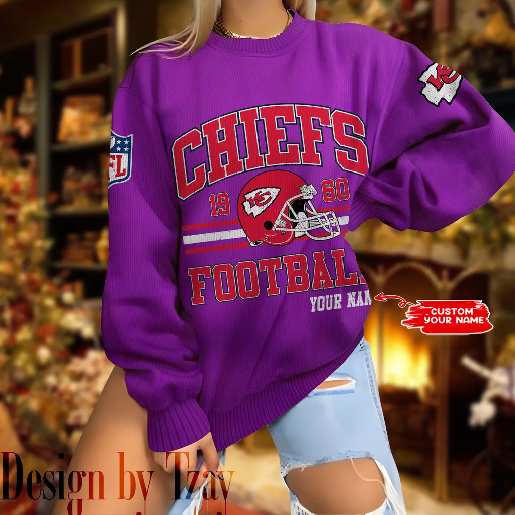 Kansas City Chiefs Personalized Fashion Design New Woolen Sweater BGSWT282