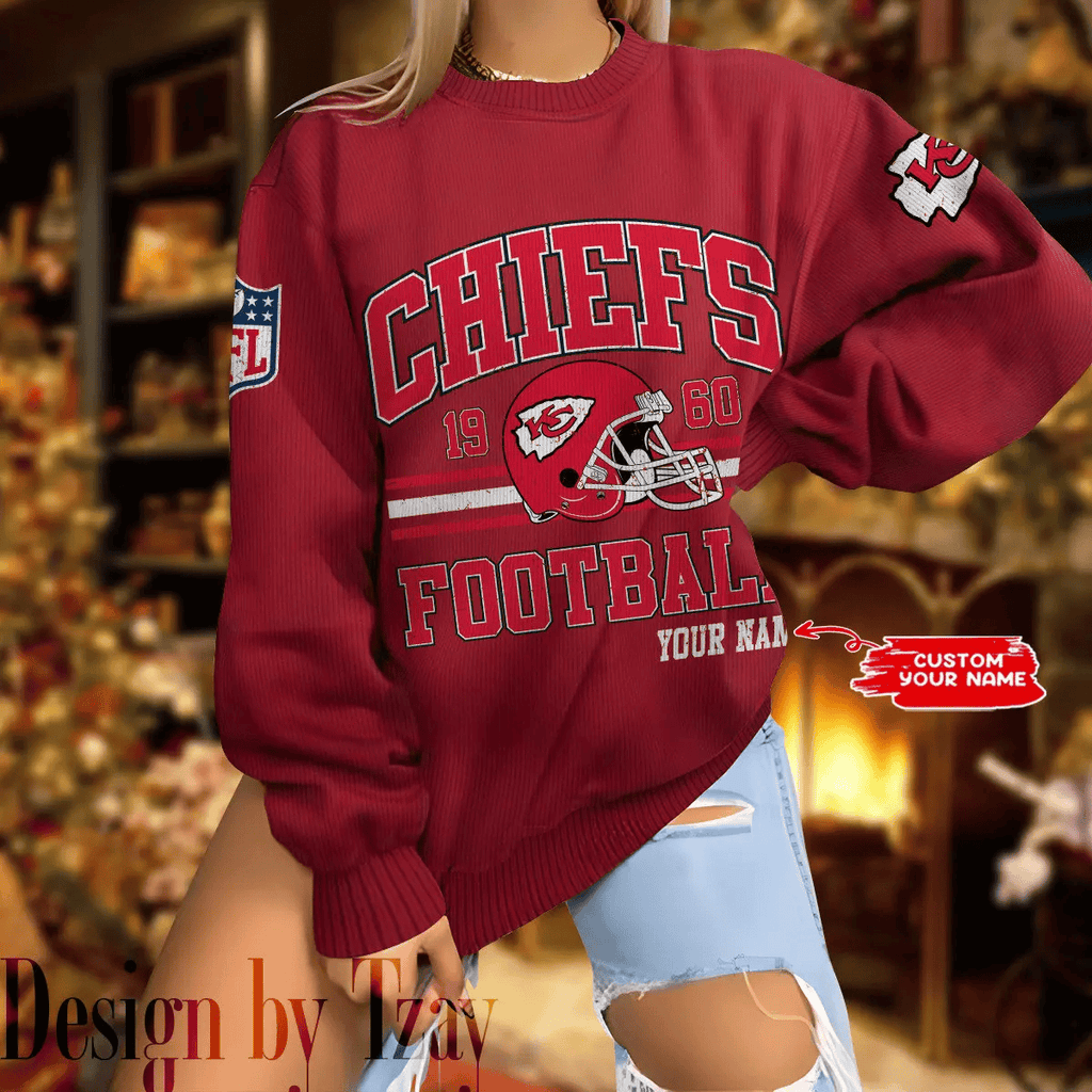 Kansas City Chiefs Personalized Fashion Design New Woolen Sweater BGSWT282