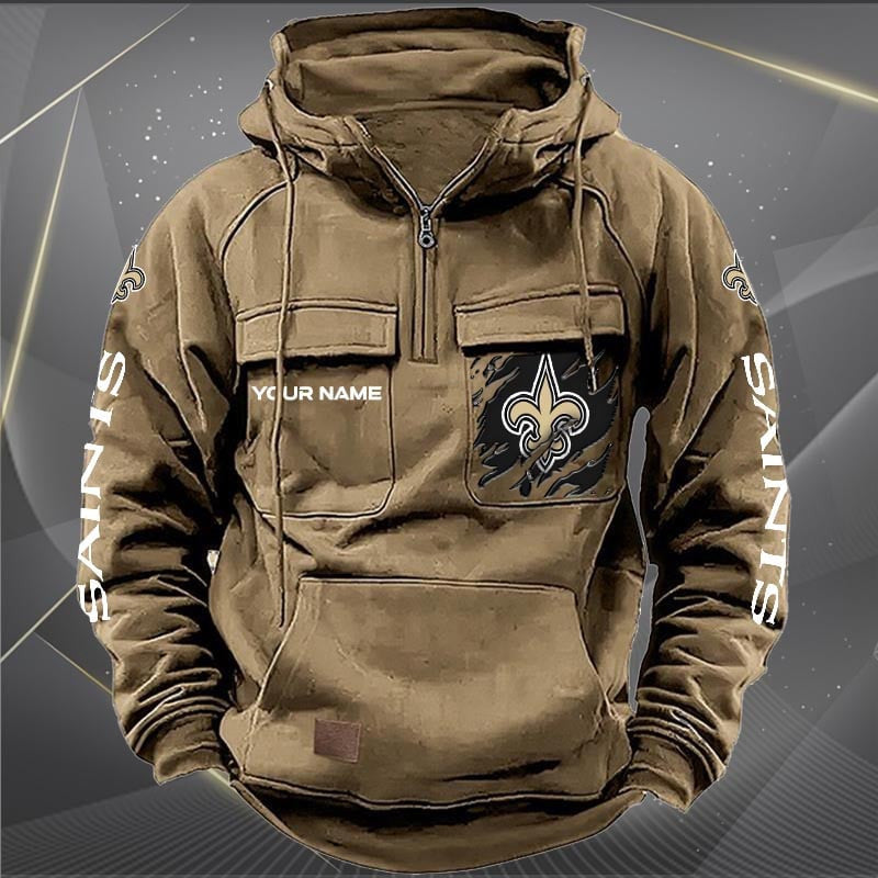 New Orleans Saints Vintage Men Hoodies DV5 AZVMHD054