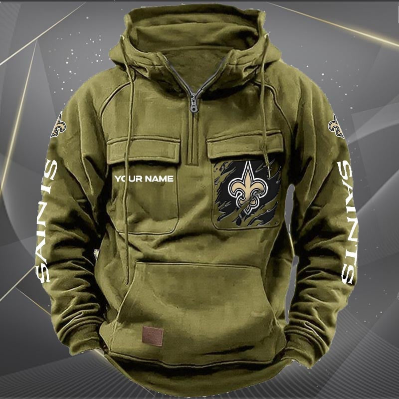New Orleans Saints Vintage Men Hoodies DV5 AZVMHD054