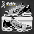 SPTBGTN555-New Orleans Saints Personalized Plus  Sneakers