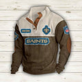 New Orleans Saints Premium Personalized Game-Day Pullover S9DBSCH183
