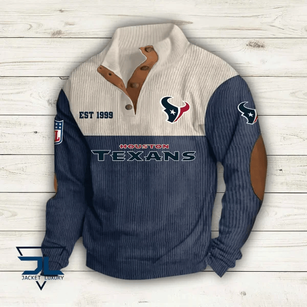 Houston Texans Premium Personalized Game-Day Pullover S9DBSCH109
