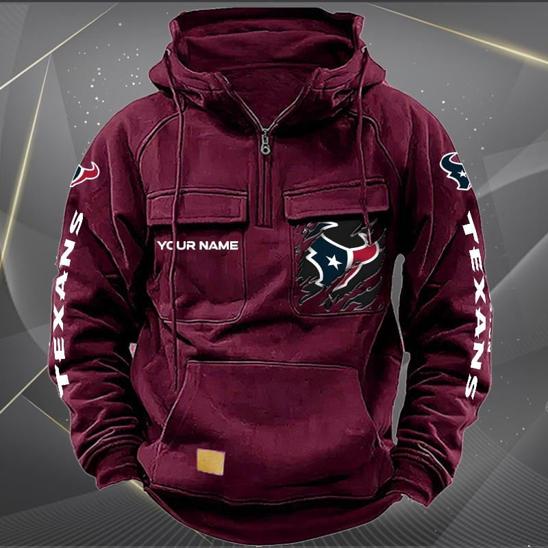 Houston Texans Vintage Men Hoodies DV5 AZVMHD044