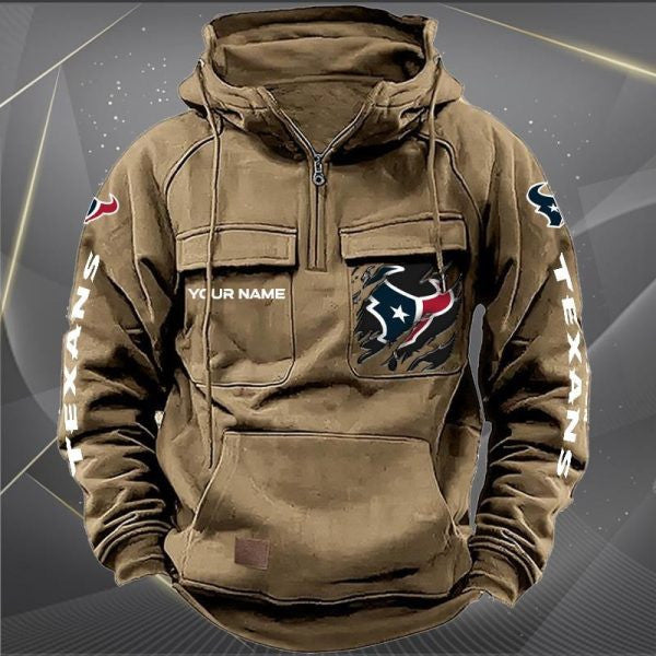Houston Texans Vintage Men Hoodies DV5 AZVMHD044