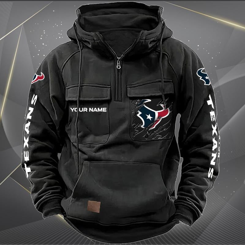 Houston Texans Vintage Men Hoodies DV5 AZVMHD044