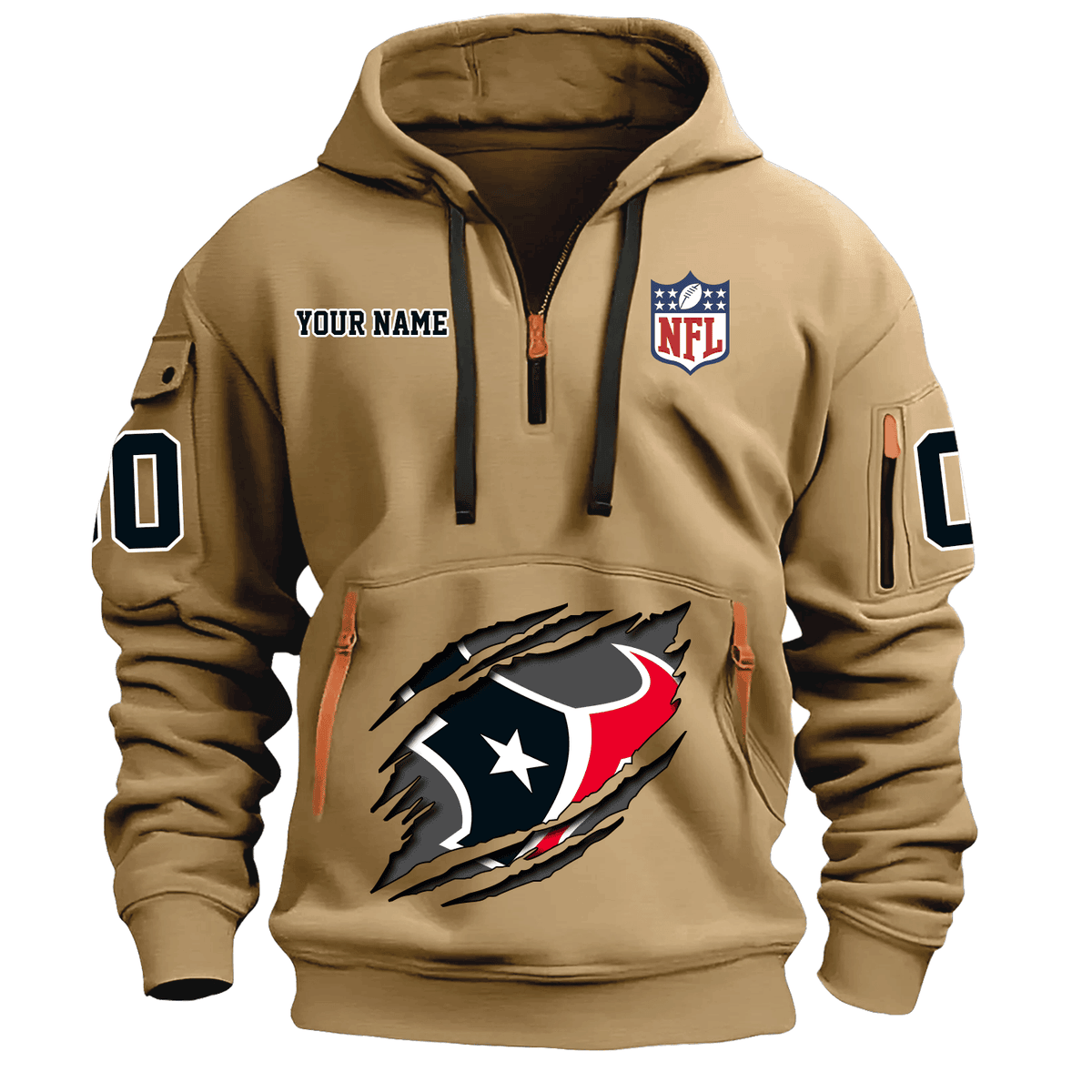 Houston Texans Heavy Hoodie AZHEAVYHD018