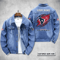 Houston Texans Personalized Premium Denim Jacket S9DJ082