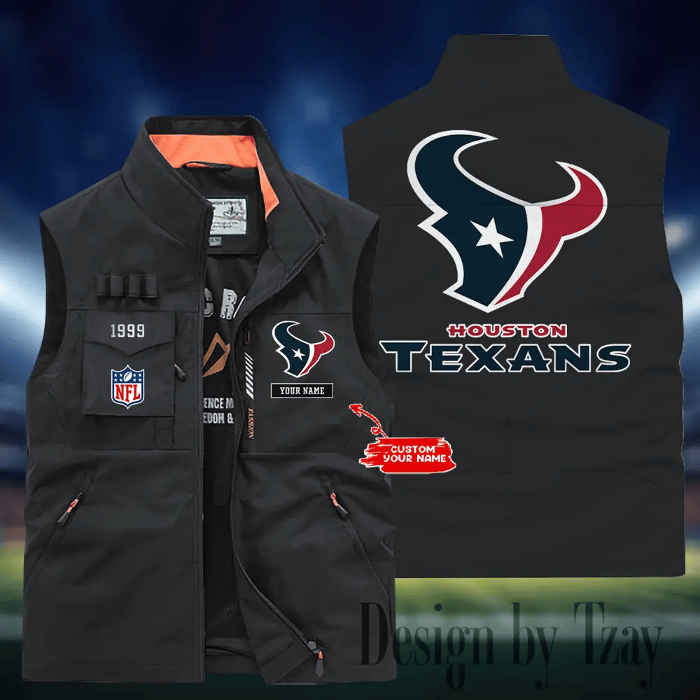 Houston Texans Sleeveless Jacket Multicolor S9SLJK110